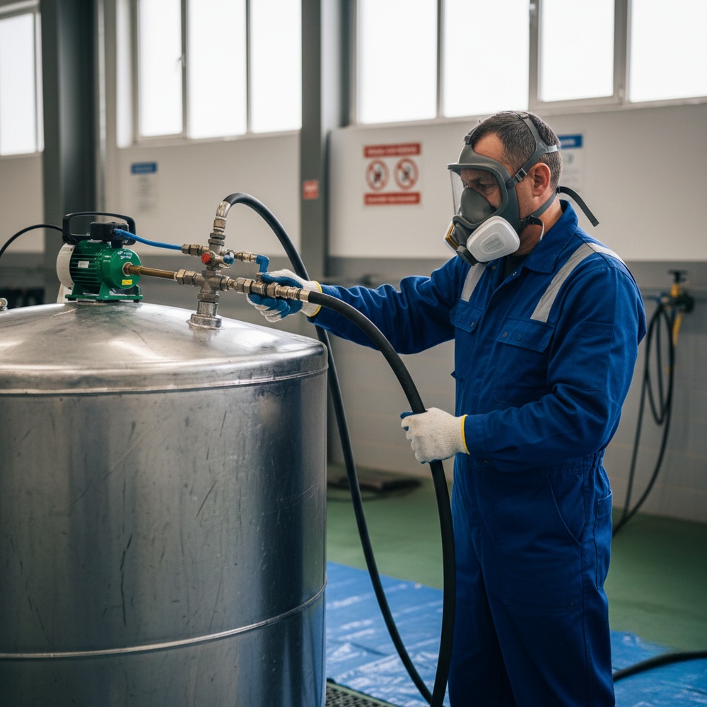 Dégazage de cuve à fioul Soultz 68 Alsace